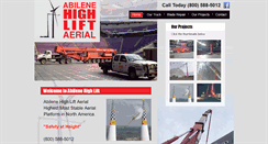 Desktop Screenshot of abilenehighlift.com