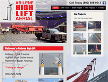 Tablet Screenshot of abilenehighlift.com